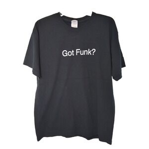 Vintage Y2K Grand Funk‎ Railroad  Got Funk Cotton T Shirt Size Large Double Side